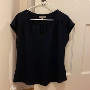Banana republic very dark navy blue blouse size M